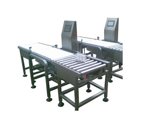 食品廠（chǎng）用自動（dòng）檢重秤 重量選別機 稱重剔除機